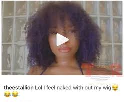 See photos of the rapper's. Megan Thee Stallion Reveals Her Natural Curls Chart Attack