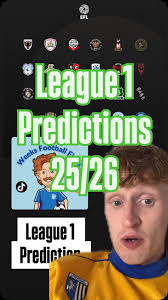 Here are my League One table predictions 25/26 ⚽️, #weeksfootballfinds  #league1 #efl