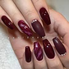 Beautiful maroon nail art ❤. 50 Newest Burgundy Nails Designs You Should Definitely Try In 2021 Burgundy Nail Designs Burgundy Nails Latest Nail Designs