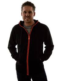Light Up Hoodie Glow In The Dark Light Up Rave Wear Tron Etsy