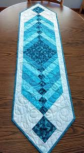 Quilted Table Runner Table Runner Mother S Day Gift Teal Table Runner Table Toppe Quilted Table Runners Patterns Quilted Table Runners Quilted Table Runner