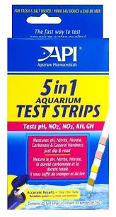 api 5 in 1 aquarium test strips are the quick and easy way