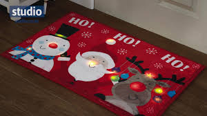 Disney mickey mouse christmas 20 in. Studio Led Christmas Door Mat Youtube