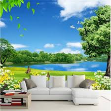 Anda juga dapat mengklik rekomendasi terkait untuk melihat lebih banyak gambar. Beibehang Kustom Bunga Lake Pohon Keindahan Alam Lukisan Foto 3d Dinding Mural Wallpaper Kertas Dinding Dekorasi Rumah Papel Lantai Papel Contact Photo 3d3d Wall Murals Wallpaper Aliexpress