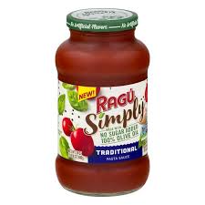 Ragu Simply Traditional Pasta Sauce Hy Vee Aisles Online Grocery Shopping