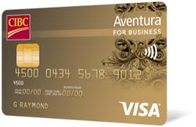 aventura visa card for business cibc