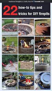 Start by digging a hole a foot away from the tunnel, downwind from the fire hole. 22 Tips Tricks And Diy Fire Pit Ideas Rustic Fire Pits Diy Fire Pit Fire Pit