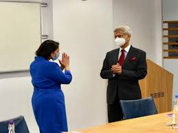 She is the daughter of ugandan indian immigrant and the first hindu woman to ever elected for member of parliament. Jaishankar Meets Uk Home Secy Priti Patel Signs Agreement To Facilitate Legal Travel