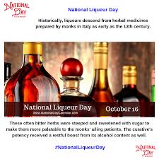 National Liqueur Day October 16 National Day Calendar National Day Calendar Day National