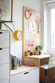 Diy Plywood Kid S Desk Area And Ikea Hack Ez S Bedroom Growing Spaces Ikea Kids Room Kids Desk Area Ikea Desk