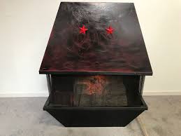 And includes a media shelf to hold your components. Working Mid Century Sears Roebuck Co Electric Fireplace With Simulated Wood Burning Logs