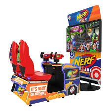 Nerf gun storage box board made peg board a 3 gun cabinet a a wooden storage a. Raw Thrills Launches Nerf Arcade Game With Hasbro