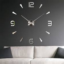 Details 3d Diy Wall Clock Home Modern Decor Crystal Mirror Sticker Living Room Dsuk Mit Bildern Diy Wanduhren Spiegel Wanduhr Wanduhren Wohnzimmer