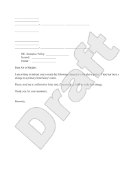 Change Of Beneficiary Form Letter With Sample Reference Letter Lettering Writing A Reference Letter