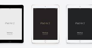 Ipad Air 2 All Colors Mockup Mockupworld Ipad Mockup Psd Ipad Mockup Ipad Air