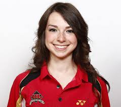 Jade Chénard-Roy Rouge et Or Badminton