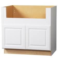 Hampton Bay Hampton Assembled 36x34 5x24 In Accessible Sink Base Kitchen Cabinet In Unfinished Beech Apron Front Sink Base Cabinets Kitchen Cabinets With Sink