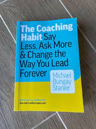 Book cover: The coaching habits