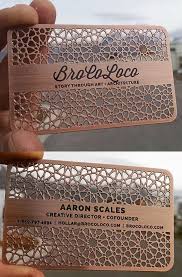Check out our laser cut business cards selection for the very best in unique or custom, handmade pieces from our business & calling cards shops. Great Business Card Design Ideas Steph Calvert Art Metal Business Cards Business Cards Creative Business Card Design