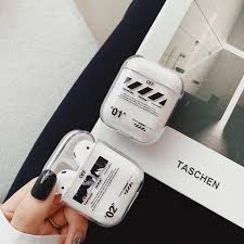 Off White Transparent Airpod Case Shop Supernova Airpod Case Earphone Case Aesthetic Phone Case