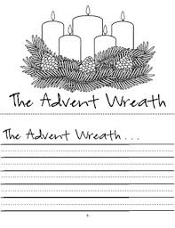 The 1st week of advent is the hope candle (purple). Advent Wreath Coloring Worksheets Teaching Resources Tpt