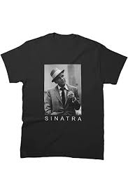 Amazon.com: Frank Sinatra Classic Sinatra - Camiseta de manga corta, Negro  - : Ropa, Zapatos y Joyería