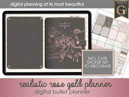 Digital Bullet Planner For Goodnotes Or Xodo Ipad Or Android Digital Bujo Digital Bullet Journal Undated Digital Journal Ipad Planner Bullet Planner Planner Digital Journal