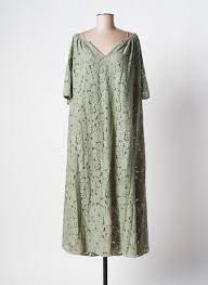 Farfalla Robes Longues Femme De Couleur Vert 2058982-vert00 - Modz