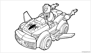But what could make a superhero even more fun? Lego Spiderman Coloring Pages Lego Coloring Pages Coloring Pages For Kids And Adults
