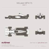 The 11th car built, this mclaren f1 was originally finished in carbon black. 1999 Mclaren Mp4 14 F1 Formula Drawings Download Vector Blueprints Outlines