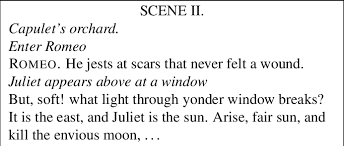 Check spelling or type a new query. Excerpt From Shakespeare S Romeo And Juliet Act Ii Scene 2 Download Scientific Diagram