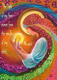 The Light Of My Face Comes From The Candle Of My Spirit Priestess Art Altar Art Art