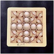 方紙磚 093 torus onamato torus onamato 筆 棕色代針筆 炭精筆 水漾筆 zentangle patterns tangle patterns doodles zentangles