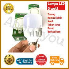 Lampu darurat ini menggunakan lampu jenis led dengan daya 8 watt sehingga memiliki daya yang efisien. Bohlam Lampu Led 5 Watt Awet Murah Berkualitas Shopee Indonesia