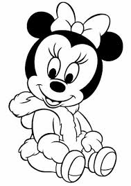 Baby Minnie Mouse High Quality Free Coloring From The Category Mickey Mouse More Printable Minnie Mouse Coloring Pages Cartoon Coloring Pages Mickey Mouse