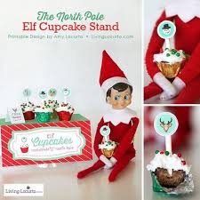 Christmas Elf Mini Cupcake Stand Printables The Elf Shop Elf Elf Printables Christmas Elf