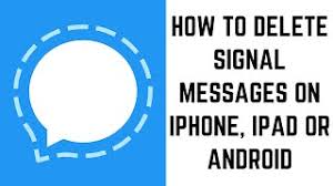 Deleting texts could be due to various reasons. How To Delete Messages On Signal On Iphone Ipad Or Android Youtube