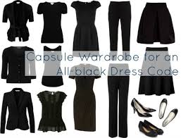 Wardrobe Oxygen Black Capsule Wardrobe All Black Dresses Black Work Outfit
