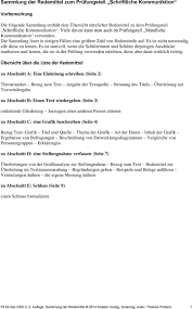 Maybe you would like to learn more about one of these? Sammlung Der Redemittel Zum Prufungsteil Schriftliche Kommuniktion Pdf Free Download