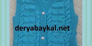 Derya Baykal Gulumse Bebek Yelegi Yapilisi Bebek Bebek Yelek Orgu