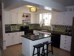 white kitchen remodel l shaped with
