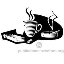 Banyak sekali pilihan lukisan dinding cafe yang bisa di terapkan untuk mempercantik cafe anda, dan salah satunya adalah lukisan cafe hitam putih. Coffee And Cigarettes Vector Illustration Coffee And Cigarettes Monochrome Illustration Illustration