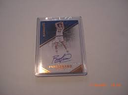 BILL LAIMBEER PISTONS 2015/16 PANINI PREFERRED COPPER AUTO 79/99 SIGNED  CARD