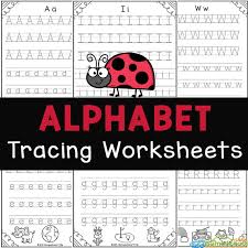 Moreover, kids will practice handwriting to improve their fine motor skills like pencil grip. Free Printable Alphabet Tracing Worksheets From A To Z