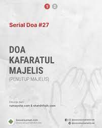 Serial Doa 27 Doa Kafaratul Sesuaisunnah Com Facebook