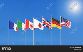These countries are considered to be imf most advanced and wealthiest countries g7 stands for group of seven and is an international economic governmental organisation which consists of the seven countries which are advanced. 3d Illustration G7 Image Photo Free Trial Bigstock