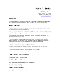 child care resume sample no experience