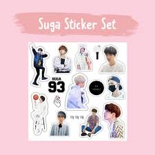 Dok dok dok jk : Suga Sticker Set Tumblr Bts Sticker Hp Laptop Binder Sticker Shopee Singapore