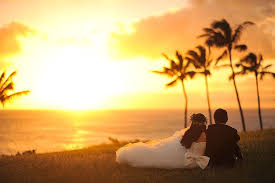 la vie photography hawaii ハワイ カカアコウォーターフロントパーク サンセットフォトギャラリー ブライダル フォト ハワイ 結婚式のイラスト ハワイ ブライダル