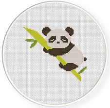 With over 200 designs, you'll find something here that is perfect for your next cross stitch project. Sleepy Panda Cross Stitch Pattern Daily Cross Stitch